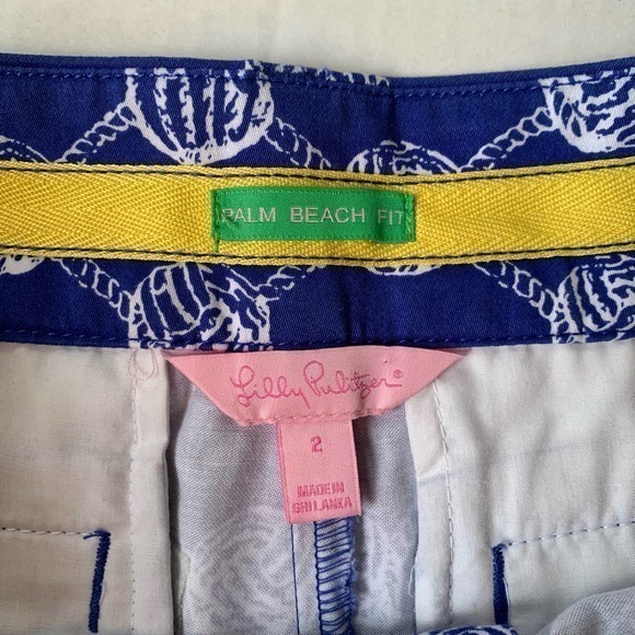 Lilly Pulitzer Palm Beach Fit Shorts Sz 2 - Picture 3 of 8